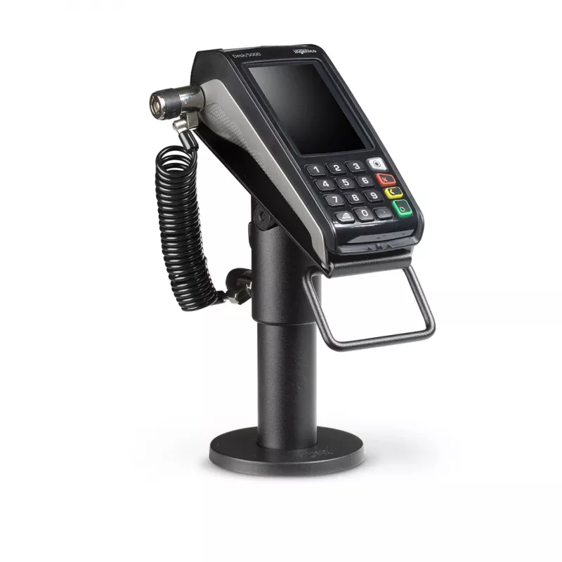 Ergonomic Solutions SpacePole Payment ING3000-D-MH-02 POS sistemos laikiklis Juodas Metalas