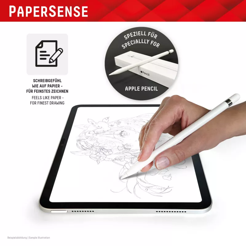 Displex TABLET PAPERSENSE apsauginė plėvelė iPad Pro 11 inch (2025/2024), nuimama rašymo ar piešimo plėvelė su popieriaus pojūčiu