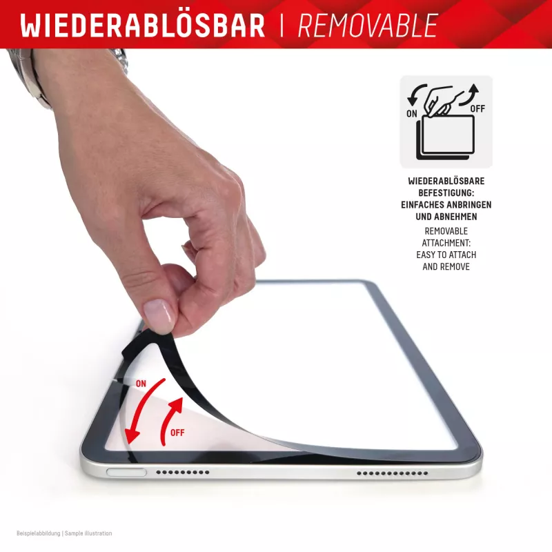 Displex TABLET PAPERSENSE apsauginė plėvelė iPad Pro 11 inch (2025/2024), nuimama rašymo ar piešimo plėvelė su popieriaus pojūčiu