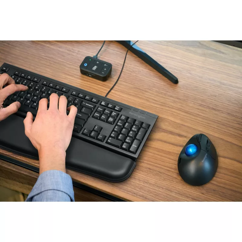 Kensington KB100 EQ laidinė pilno dydžio klaviatūra USB membrana QWERTZ