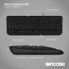 Incisas, sukurtas Microsoft Wired 600 – pilno dydžio laidinė klaviatūra, USB, QWERTY, JK anglų, juoda
