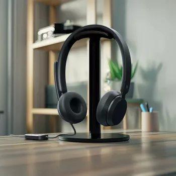 Incase Designed by Microsoft Modern USB-C ausinės su laidu, biuro / skambučių centro, USB Type-C, juodos