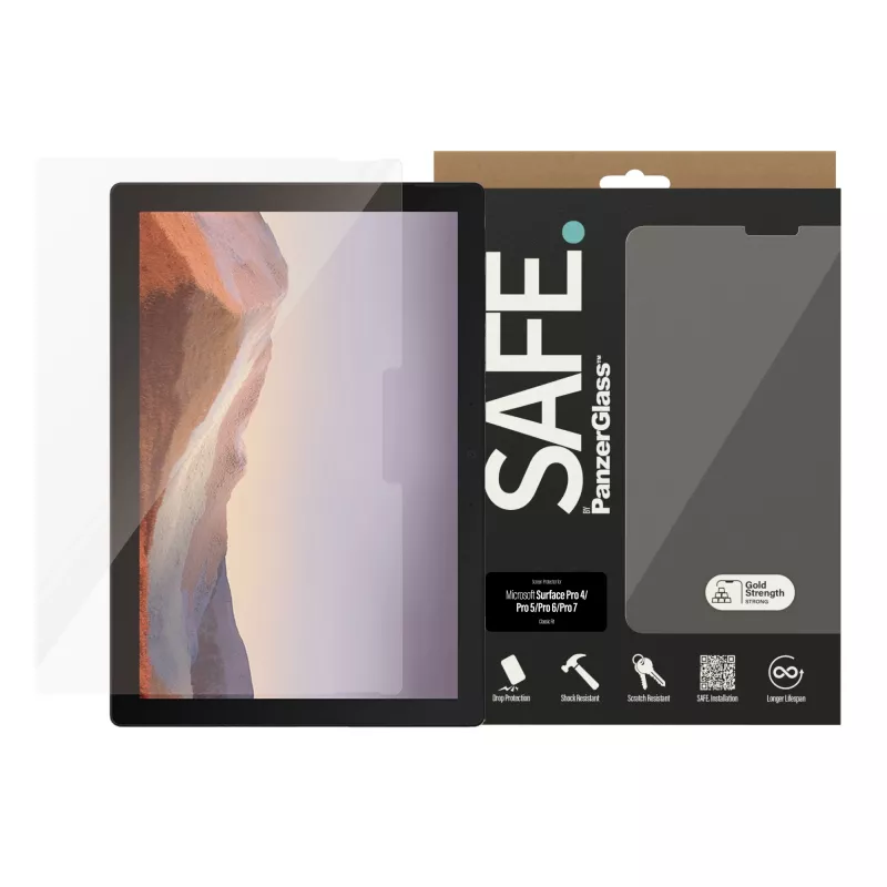 Apsauginis stiklas PanzerGlass SAFE. skirta Surface Pro 4 / Pro 5 / Pro 6 / Pro 7