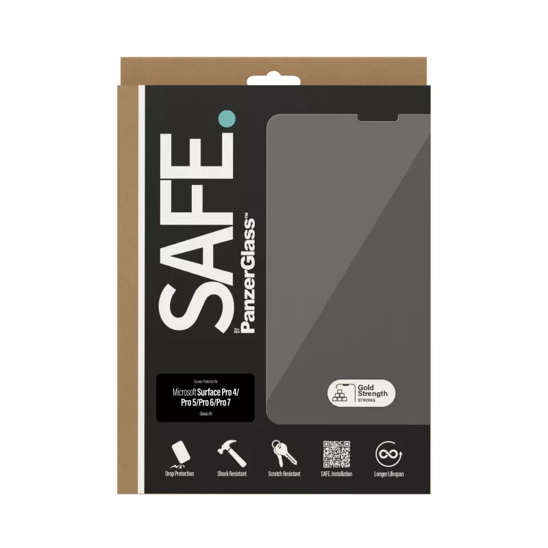 Apsauginis stiklas PanzerGlass SAFE. skirta Surface Pro 4 / Pro 5 / Pro 6 / Pro 7