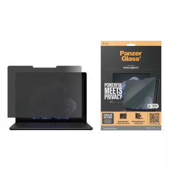 PanzerGlass® apsauginis stiklas su privatumo filtru, skirtas Microsoft Surface 13,5'' (6, 5, 4, 3, 2 kartoms)