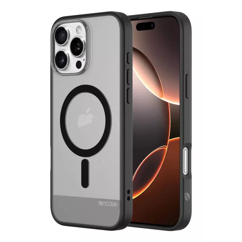 Incase INPH190404-BLK Slim dėklas iPhone 16 Pro Max su MagSafe, juodas