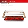 Displex Premium Screen Protector (Full Cover, 10H) Samsung Galaxy S25 Edge, Eco Mounting Frame, Full Cover