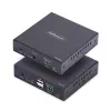 „StarTech.com“ HDMI KVM prailgintuvas per IP tinklą, 4K 60Hz, be tvarkyklių, HDMI ir USB per Ethernet/CAT6, AVoIP, siųstuvas ir imtuvas komplekte, su montavimo rinkiniais