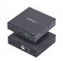 „StarTech.com“ HDMI KVM prailgintuvas per IP tinklą, 4K 60Hz, be tvarkyklių, HDMI ir USB per Ethernet/CAT6, AVoIP, siųstuvas ir imtuvas komplekte, su montavimo rinkiniais