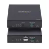 „StarTech.com“ HDMI KVM prailgintuvas per IP tinklą, 4K 60Hz, be tvarkyklių, HDMI ir USB per Ethernet/CAT6, AVoIP, siųstuvas ir imtuvas komplekte, su montavimo rinkiniais