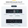 „StarTech.com“ HDMI KVM prailgintuvas per IP tinklą, 4K 60Hz, be tvarkyklių, HDMI ir USB per Ethernet/CAT6, AVoIP, siųstuvas ir imtuvas komplekte, su montavimo rinkiniais
