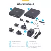 „StarTech.com“ HDMI KVM prailgintuvas per IP tinklą, 4K 60Hz, be tvarkyklių, HDMI ir USB per Ethernet/CAT6, AVoIP, siųstuvas ir imtuvas komplekte, su montavimo rinkiniais