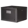 Sieninis 19 colių stovo spintos kabinetas ROLINE Pro 7U 600x600 WxD, juodas, su rakinamu užraktu, IP20
