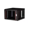 Sieninis 19 colių stovo spintos kabinetas ROLINE Pro 7U 600x600 WxD, juodas, su rakinamu užraktu, IP20