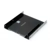 ROLINE 16.01.3009 metalinis 3,5" rėmelis vienam 2,5" HDD/SSD diskui, juodas