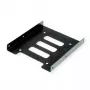 ROLINE 16.01.3009 metalinis 3,5" rėmelis vienam 2,5" HDD/SSD diskui, juodas