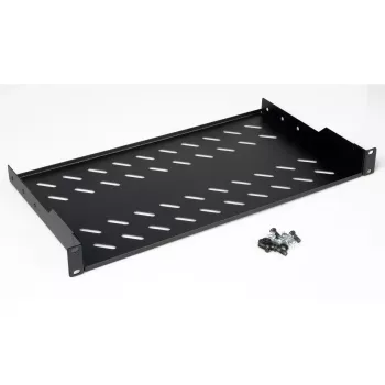 Rack lentyna ROLINE 19 colių 1U 250 mm gylis 15 kg juoda