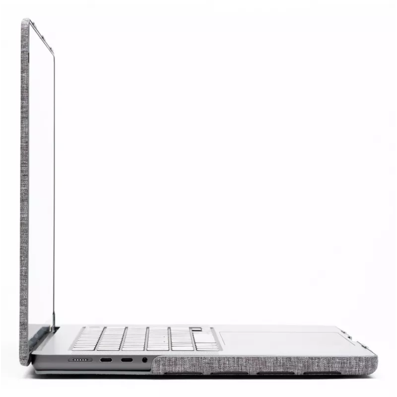 Kietas dėklas Zagg MacBook Pro 13 M2/M1 (20) — Dūminis, apsauginis korpusas