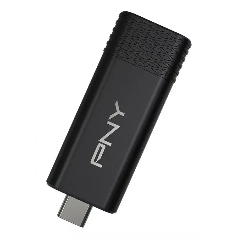 USB atmintukas PNY PRO Elite V3 256 GB USB Type-C 3.2 Gen 1 (3.1 Gen 1) juodas — slankusis korpusas