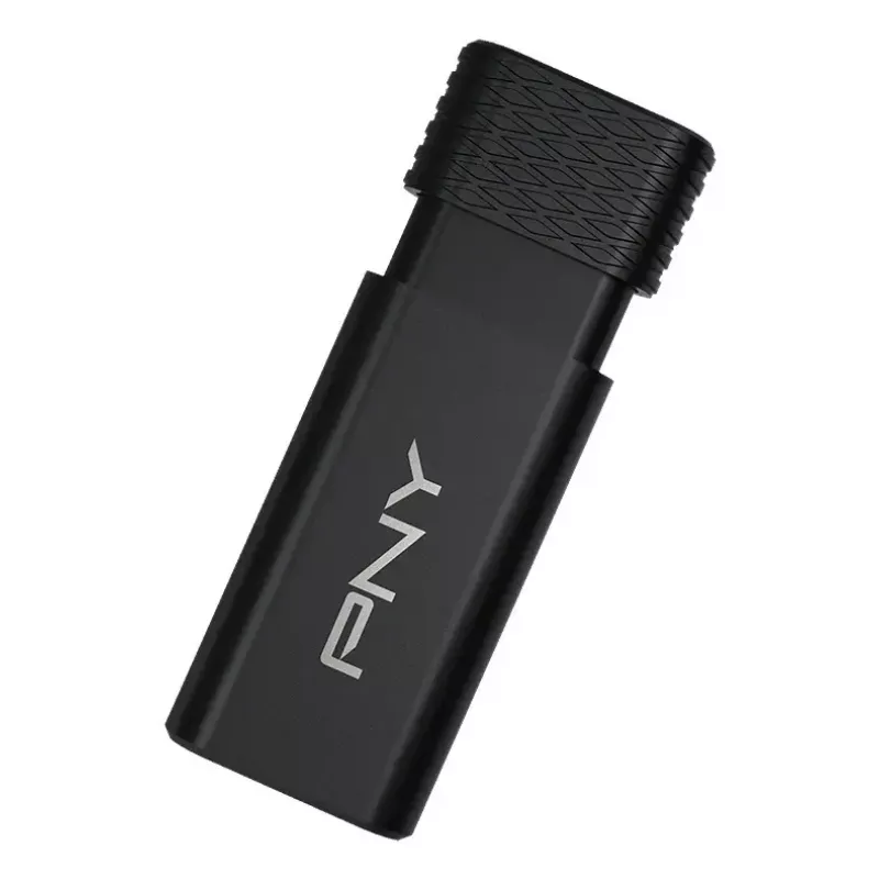 USB atmintukas PNY PRO Elite V3 256 GB USB Type-C 3.2 Gen 1 (3.1 Gen 1) juodas — slankusis korpusas