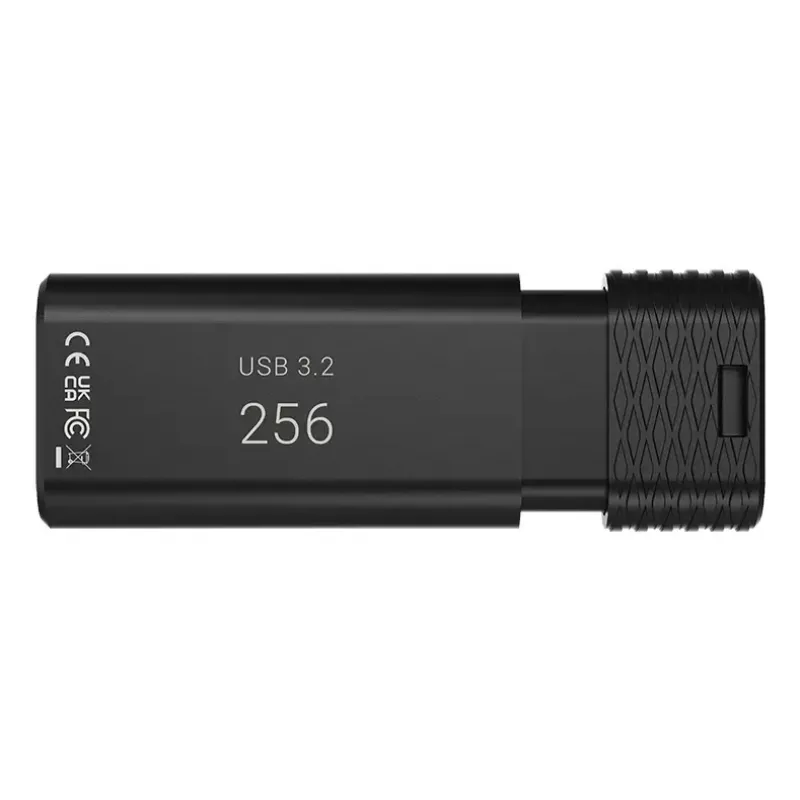 USB atmintukas PNY PRO Elite V3 256 GB USB Type-C 3.2 Gen 1 (3.1 Gen 1) juodas — slankusis korpusas