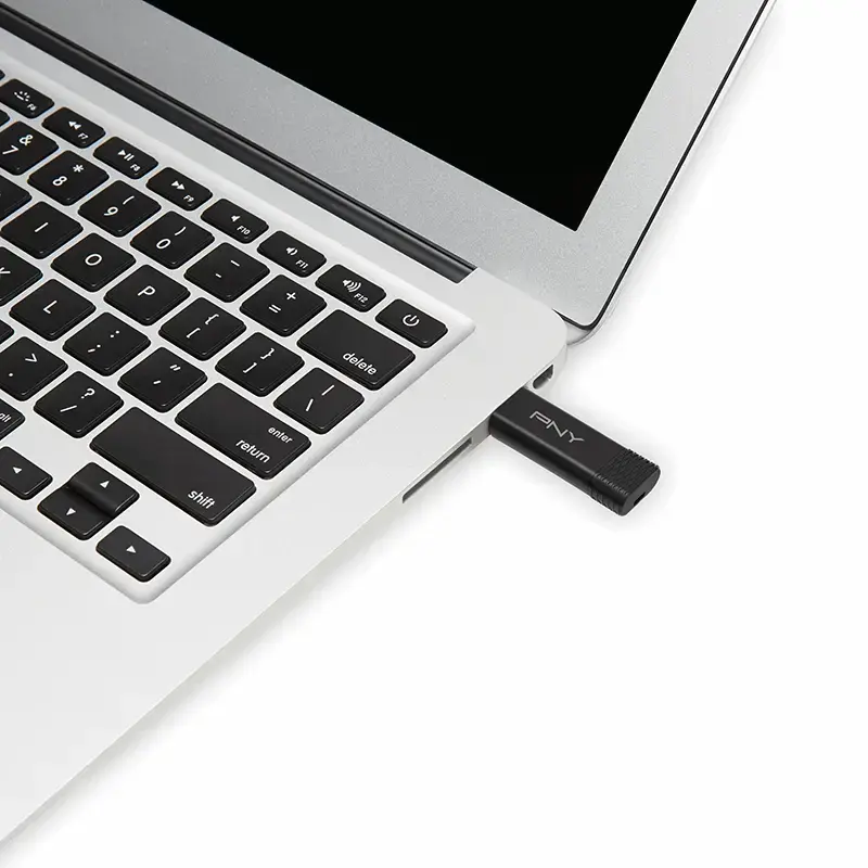 USB atmintukas PNY PRO Elite V3 256 GB USB Type-C 3.2 Gen 1 (3.1 Gen 1) juodas — slankusis korpusas