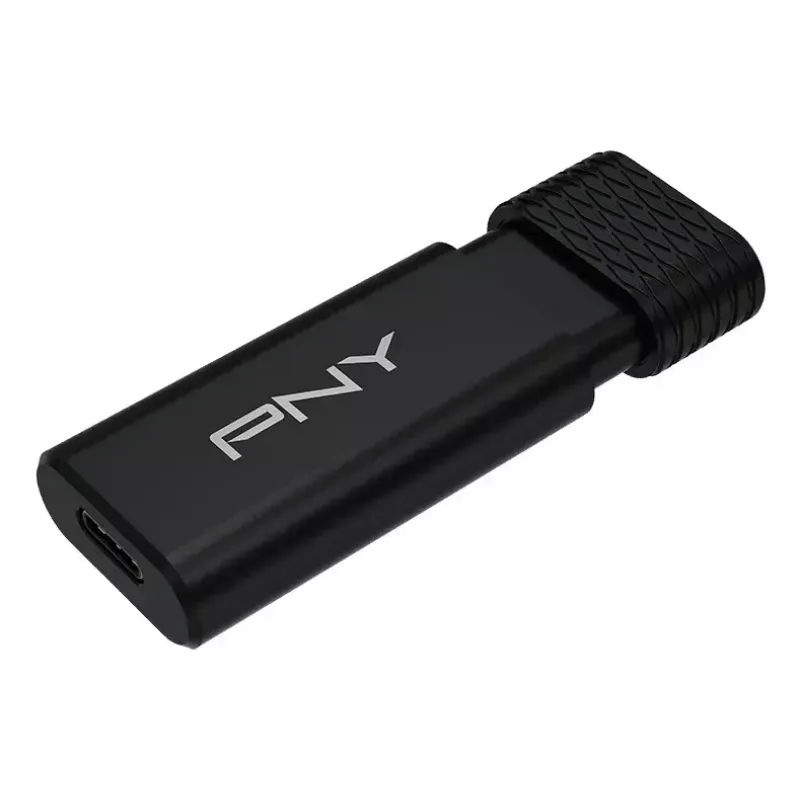 USB atmintukas PNY PRO Elite V3 256 GB USB Type-C 3.2 Gen 1 (3.1 Gen 1) juodas — slankusis korpusas