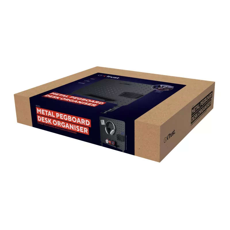 Stalo organizatorius Trust GXT 724 Vesto Black 600x20x470 mm
