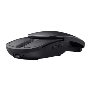 PELĖ TRUST Travel Ambidextrous RF Wireless 2400 DPI, 6 mygtukai, juoda