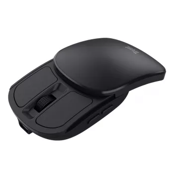 PELĖ TRUST Travel Ambidextrous RF Wireless 2400 DPI, 6 mygtukai, juoda