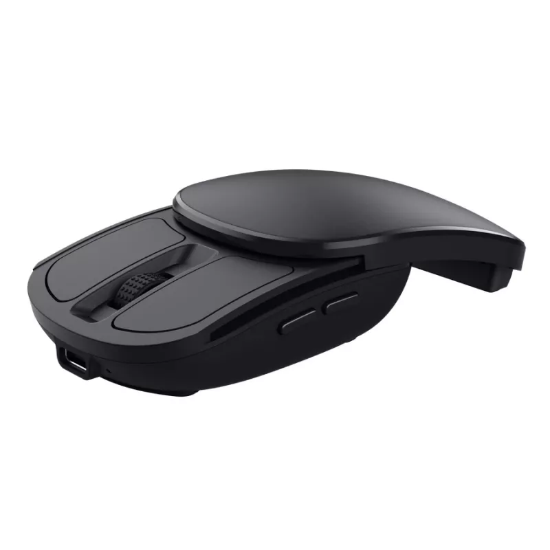 PELĖ TRUST Travel Ambidextrous RF Wireless 2400 DPI, 6 mygtukai, juoda