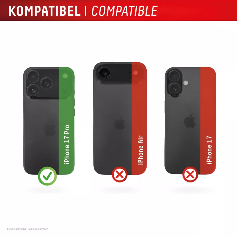 Displex Full Cover Camera Lens Glass iPhone 17 Pro, 10H, pilnas fotoaparato apsauginis stiklas, Quick Mount, 2 vnt.