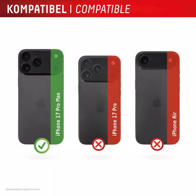 Displex Full Cover Camera Lens Glass iPhone 17 Pro Max, 10H, pilnas fotoaparato apsauginis stiklas, greitas montavimas, 2 vnt.