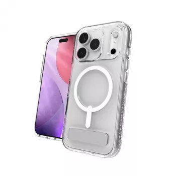 ZAGG Crystal Palace Snap Kickstand Dėklas Apple iPhone 17 Pro Skaidrus