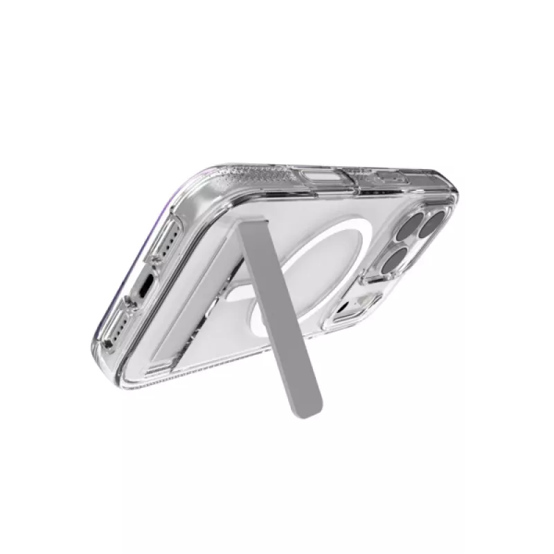 ZAGG Crystal Palace Snap Kickstand Dėklas Apple iPhone 17 Pro Skaidrus