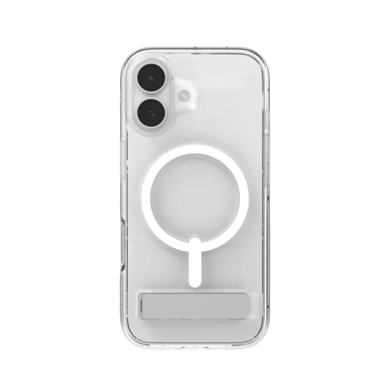 ZAGG Crystal Palace Snap Kickstand Case Apple iPhone 17 – permatomas dėklas su stoveliu