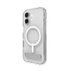 ZAGG Crystal Palace Snap Kickstand Case Apple iPhone 17 – permatomas dėklas su stoveliu