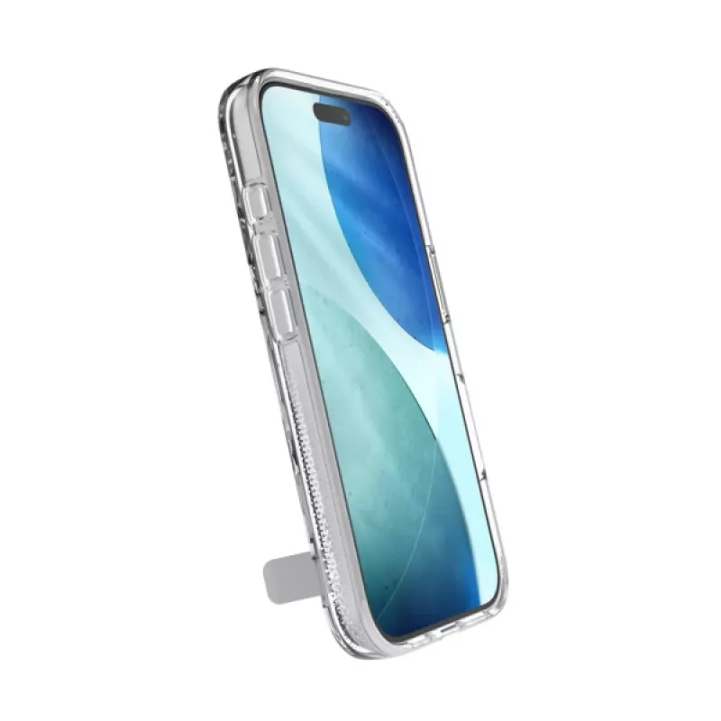 ZAGG Crystal Palace Snap Kickstand Case Apple iPhone 17 – permatomas dėklas su stoveliu