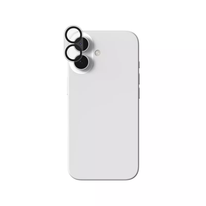 InvisibleShield Glass Elite apsauginis lęšis Apple iPhone 17/16/16+ juodas