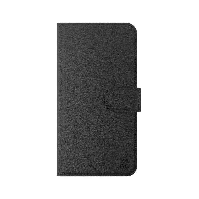 ZAGG Folio telefono dėklas Apple iPhone 17, iš odos, juodas