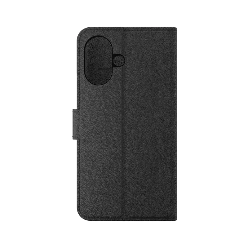 ZAGG Folio telefono dėklas Apple iPhone 17, iš odos, juodas