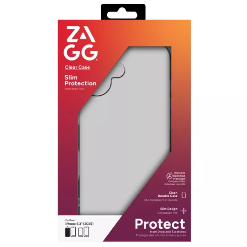 ZAGG Clear Case Apple iPhone 17 – Skaidrus Dėklas