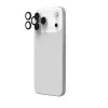 InvisibleShield Glass Elite (CameraRings) objektyvų apsauga, skirta Apple iPhone 17 Pro / 17 Pro Max / 16 Pro / 16 Pro Max / 15 Pro / 15 Pro Max, juoda