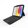 ZAGG Tough Keys klaviatūra su dėklu, skirta Apple iPad 10th Gen/A16, juoda, vokiška (B2B Brown Box)