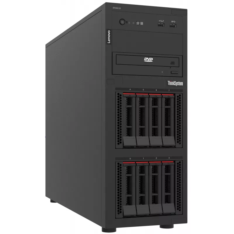 Serveris Lenovo ThinkSystem ST250 V3 bokštinis Intel® Xeon® 6315P 2.8 GHz 16 GB DDR5-SDRAM 800 W