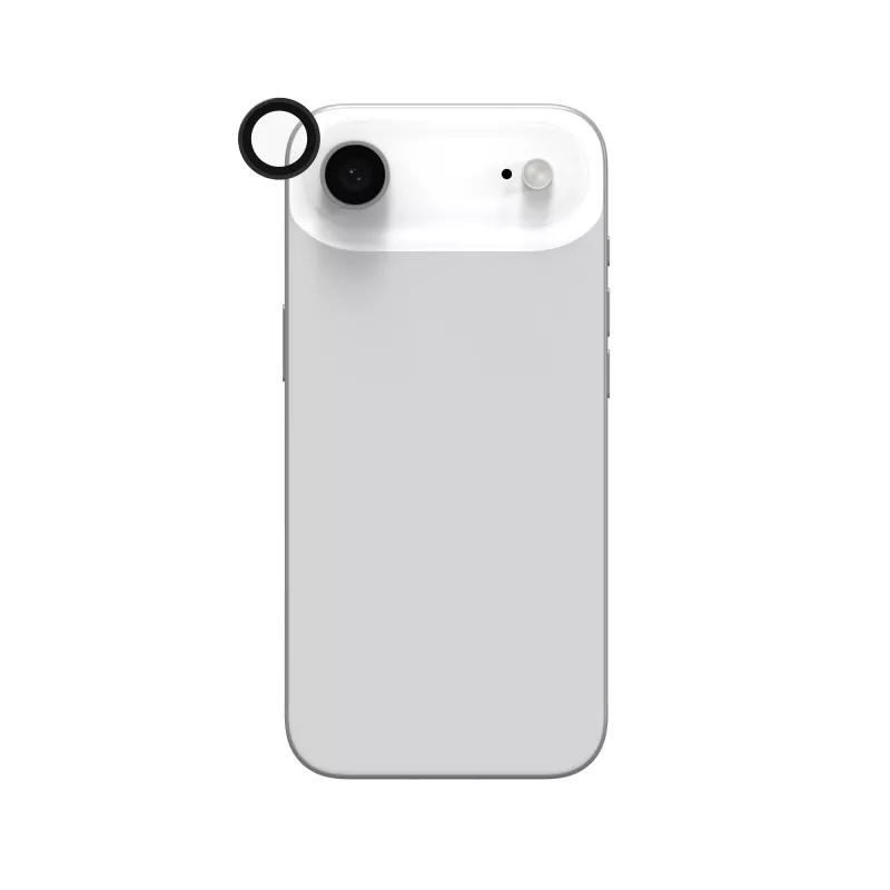 InvisibleShield Glass Elite (CameraRings) objektyvo apsauga, skirta Apple iPhone 17 Air, juoda