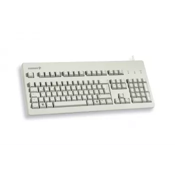 CHERRY G80-3000 BLACK SWITCH, klaviatūra, laidinė, šviesiai pilka, USB/PS2 (QWERTY – JK)
