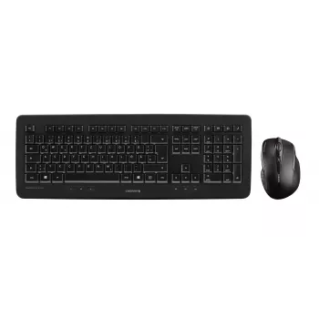 CHERRY DW 5100 belaidis klaviatūros ir pelės rinkinys, US English, juoda