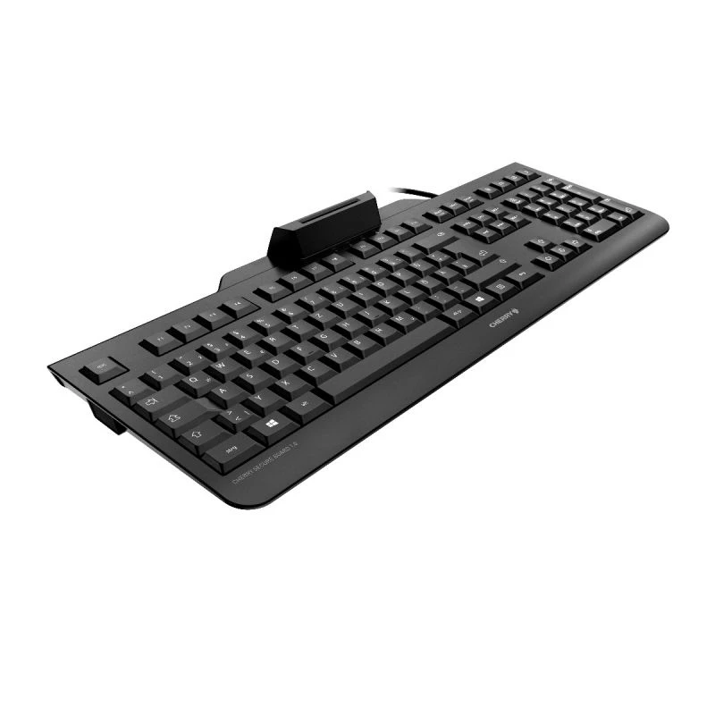 CHERRY JK-A0400EU-2 klaviatūra Office USB QWERTY JAV anglų Juoda