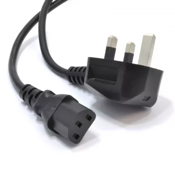 Origin Storage C13 (Kettle) į JK maitinimo laidas, 1,8 m, G tipo kištukas, C13 jungtis